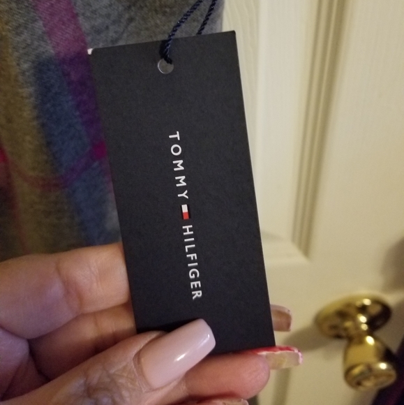 Tommy Hilfiger Windowpane Print flounce hem Dress - Picture 4 of 7